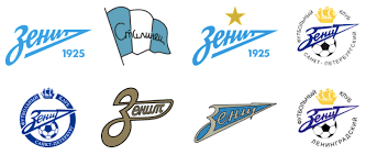 Официальный твиттер фк «зенит» #идетволна | official twitter of fc zenit @fczenit_en @fczenit_de | вторая команда: Evolution Of Football Crests Fc Zenit Saint Petersburg Quiz By Bucoholico2