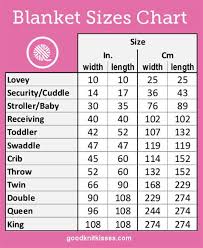 cat and jack size chart inspirational baby blanket size