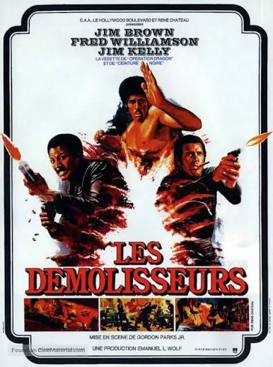 Three the Hard Way (1974) French movie poster
