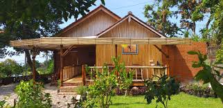 The same honey tones of the outside are brought. Beautiful Bamboo House The Best View For Sunset Huts For Rent In Sukasada Bali Indonesia