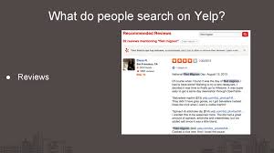 My clear choice review isn't getting posted on yelp. The Evolution Of Elastic Search At Yelp Speaker Deck