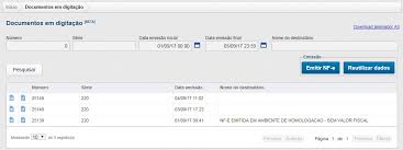 É a emissão eletrônica do documento crlv (certificado de registro e licenciamento de veículos) sem a necessidade de vistoria. Emissao De Nf E Via Tela De Digitacao Desenvolvedores Migrate