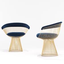 Platner Side Chair Gold Knoll