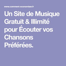 Un Site De Musique Gratuit Illimite Pour Ecouter Vos Chansons Preferees Site De Musique Musique Gratuite Sonnerie Musique Gratuite