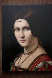 La Belle Ferronnière" Leonardo Da Vinci rendition by Dan Ianos (now sold)