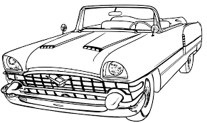 Car in highway coloring page. 10 Pics Of Antique Car Coloring Pages Classic Car Coloring Pages Coloring Home
