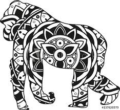 Download Free Monkey Mandala Svg Shefalitayal