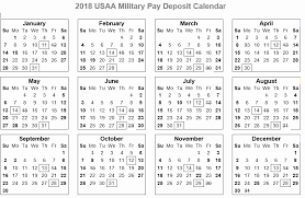 Usaa Pay Calendar 2019 2020 Calendar Grid For 2015 2016 2017