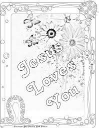 It is a starry night outside. Love Jesus Coloring Pages