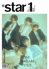 200110 Txt On The Cover Of Star1 February Issue In 2020 Kpop Posters Txt Poster
