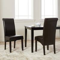 Modern dining & side chairs. Buy Leather Kitchen Dining Room Chairs Online At Overstock Our Best Dining Room Bar Furniture Deals