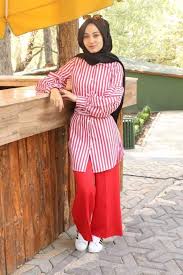 busra okkali balon kol tesettur gomlek modelleri moda tesettur giyim moda moda stilleri giyim