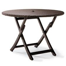Cafe Round Folding Table Frontgate Round Folding Table Folding Table Patio Table