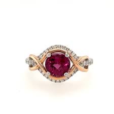 Diamond Twist Tourmaline Ring Originally $3825 