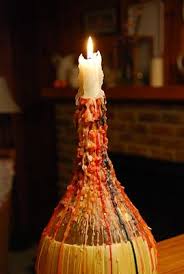 The Cottage Recycling Dripping Candles Wine Bottle Candles Wine Bottle Drip Candles