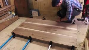 Take a look at this handsome dining table set that comes with a big central dining table having a robust edged top and also with two matching benches, all are made of separated pallet wood slats! Building A Walnut Dining Table Patrick Hosey Youtube