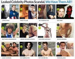 Male celebrity leaks