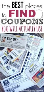 Top 6 Best Places To Find Coupons That You Will Actually Use Where To Get Coupons Couponing For Beginners Budgeting Money