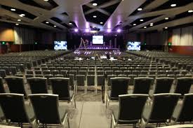The Ballroom At The Utah Valley Convention Center Set For A Concert Convention Centre Ballroom Ceiling Design