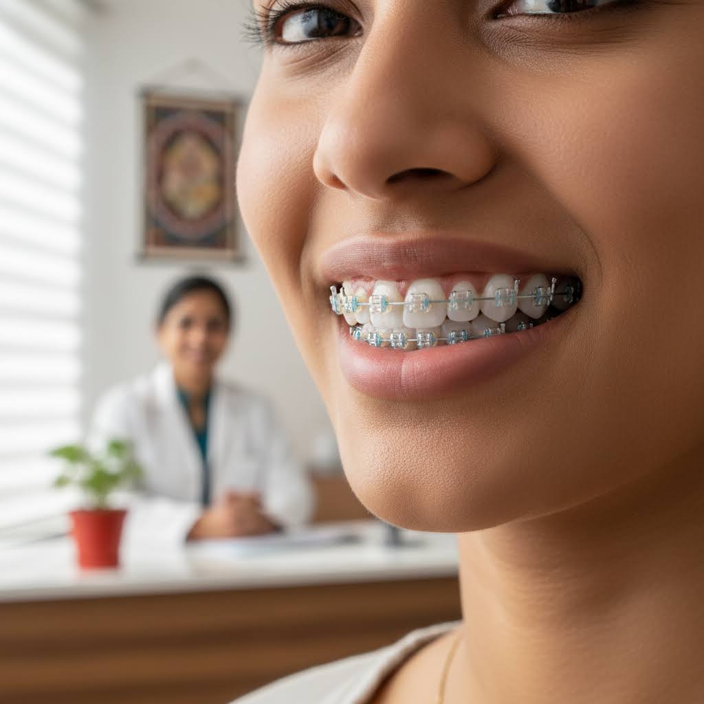 Clear Ceramic Braces in Arumbakkam product image