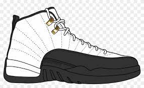 Using a cheap permanent marker pen to do the custom cartoon effect on my air jordan 1 low triple white. Air Jordan 12 Taxi Air Jordan 12 Cartoon Clipart 3874574 Pikpng