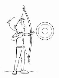 28 Bow And Arrow Coloring Page In 2020 Coloring Pages Inspirational