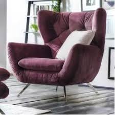 Ohrensessel Moderne Sessel Wohnzimmer Sessel Samt Sessel