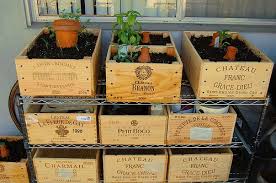 Finding a wine crate that would look posh, is not the easiest thing to do. Wine Crates Turned Planters Neat But I Never Get Wine Crates Wonder If A Wine Shop Will Give Them For Free Vintage Wood Crates Wine Crate Wooden Wine Boxes