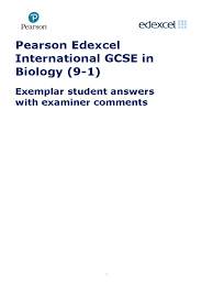 There are also model answers (ma) provided by arsey from the student room. Pearson Edexcel International Gcse In Biology 9 1 Exemplar Student Answers Dominance Genetics Allele