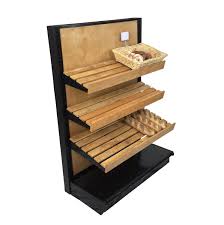 The top countries of suppliers are india, china, and india, from which the percentage of wood bakery shelf supply is 2%, 94%, and 2% respectively. Pastry Display End Cap With 3 Wood Slat Shelves 54h X 36w Bakery Display Bakery Decor Slatted Wood