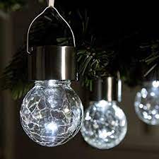 Hanging solar lights that showcase the vibrancy of your choice and reflect your style with glory. Gigalumi 4 Pack Hanging Solar Lights Christmas Yard Decoration White Led Solar Crackle Globe Hanging Lights Waterproof Outdoor Solar Lanterns With Handle For Garden Yard Patio Lawn Amazon Com