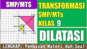 Sehingga izinkan kami memberikan contoh soal matematika kelas 9, smp dan mts disemester 1 dan 2 dilengkapi dengan kunci jawaban untuk tingkat smp dan mts. Transformasi Kelas 9 Soal Dan Pembahasan Refleksi Pencerminan Youtube