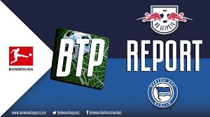 Der offizielle account von hertha bsc. Rasenballsport Leipzig Hertha Bsc Hertha Struggle To Keep Pace With Nagelsmann S Free Flowing Table Toppers 2 1 Between The Posts