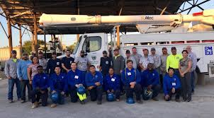 The Gary Job Corps Center in San Marcos brought their interns to ride along  and train with San Marcos Electric Utility employees and Hays County  Constables! The overhead lines trainees were paired