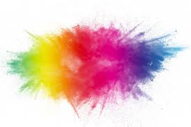 Color Powder Explosion On Transparent Background In 2020 Color Powder Holi Colors Black Texture Background