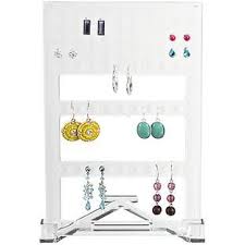 Acrylic Earring Organizer Earring Organizer Acrylic Earrings Container Store
