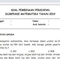 Jual buku latihan soal matematika kls 3 sd jakarta selatan luhungadriansyah tokopedia. Contoh Soal Olimpiade Matematika Sd Tingkat Provinsi Id Aplikasi