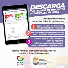 También se pueden realizar los pagos en baloto, grupo éxito, corresponsales bancarios bbva. Descarga Tus Recibos De Alcaldia De Guadalajara De Buga Facebook
