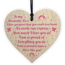 7861 gifts for niece, funny, pretty, useful, boozy, thoughtful. Red Ocean Handmade Gift For Niece 1st 2nd 5th 10th 13th 16th 12th Birthday Card Niece Gifts Buy Online In Cayman Islands At Cayman Desertcart Com Productid 207304724
