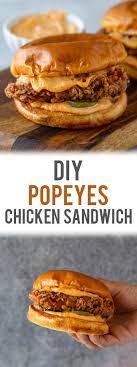 Copycat popeyes chicken sandwich recipe. Diy Popeyes Chicken Sandwich Gimme Delicious