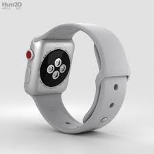 Apple Watch Series 3 38mm Gps Cellular Silver Aluminum Case Fog Sport Band Apple Watch Series 2 Apple Watch Series Cellular Silver