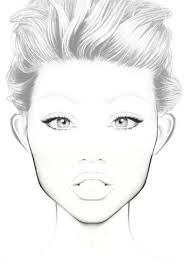 Blank Face Chart In 2019 Makeup Face Charts Makeup Charts