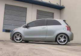 The 2015 toyota yaris hatchback looks dramatically different from last year's model. Toyota Yaris With R1 Racing 18 Inch Wheels Rims And Tires Blog