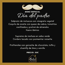 Usar los códigos descuento día del padre es algo muy simple y asequible para todos. Menu Dia Del Padre 2021