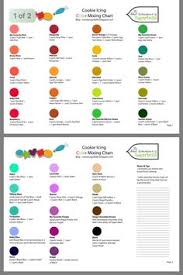 75 Best Icing Color Chart Images In 2019 Icing Color Chart