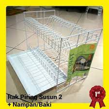 Namun desain rak piring besi yang satu ini dibuat dalam versi yang lebih mungil. Cantik Rak Piring Kecil Dapur Aluminium 2 Susun Diskon Gd867 Besi Nampan Tatakan Susun 2 Khusus Shopee Indonesia