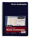 Adams® Weekly Bookkeeping Book, 8 1/2" x 11", Blue - Walmart.com