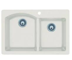 Decor lavish kholer sinks design for modern bahtroom and kitchen. Swan Dual Mount 33 Granite Composite Double Bowl Kitchen Sink At Menards