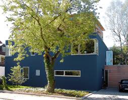Öffnungszeiten gelten nur bei schönem wetter! Blaues Haus Munchenarchitektur