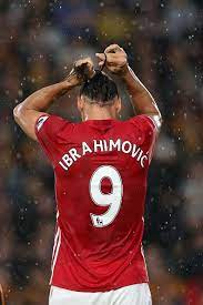Zlatan Ibrahimovic Of Manchester United Ties Up His Hair During The Premier Ibrahimovic Zlatan Ibrahimovic Manchester United Football Club